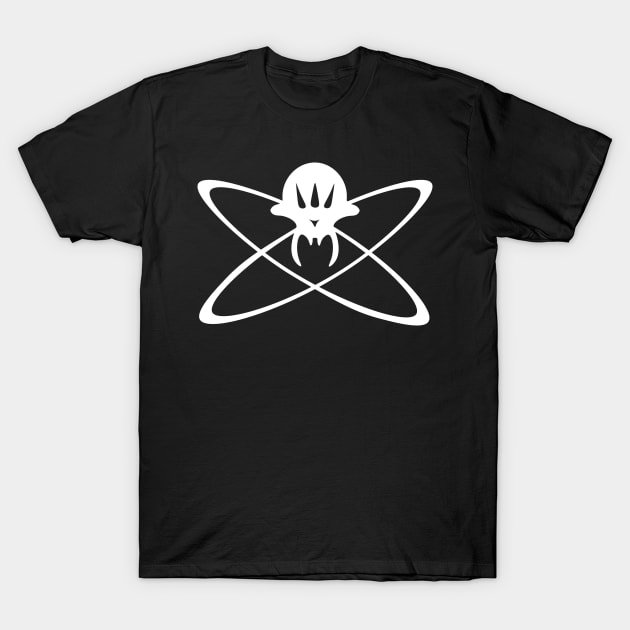 Space Jolly Roger (white) T-Shirt by RickdelaTorre